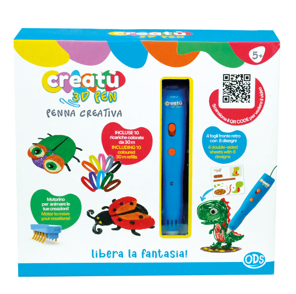 CREATU' PENNA 3D CREATIVA C/ACCESSORI E RICARICHE